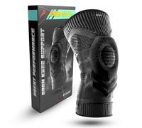 DDGM Ginocchiera Ortopedica Stabilizzante a Compressione Alta Qualità Tutore Ginocchio Con Gel Pad Rotuleo e Stecche Ginocchiera Sportiva per Artrosi e Menisco Fascia Elastica Ginocchio Size XS