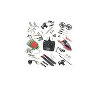 ddHaKX K130 2.4G 6CH Brushless 3D 6G Flybarless RC Parti 'Elicottero Motore Pale Rotore di atterraggio Morsetto Scheda Madre Orizzontale(Light Green)
