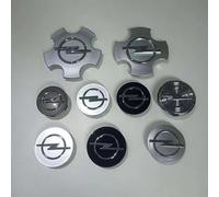 DDHHBH 4 Pezzi Coprimozzo per Opel Meriva in ABS+Alluminio Centro Auto Cerchi Tappi Copriruota Centrale Mozzo Ruota Copri Antiruggine Auto Sostituzione Accessori,5-claws-110mm