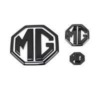 DDHHBH Auto Stemma Adesivo per MG HS 2018-2024,ABS Logo Badge Decalcomania Auto Anteriore e Posteriore Distintivo Loghi Tuning Decorazione Accessori Auto,A