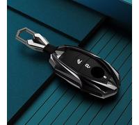 DDHHBH Cover Chiave Auto per Mercedes-Benz CLA 200 180,Materiale Duro Copre Chiave Guscio con Porta Chiave Proteggere Telecomando Uomo Donna Custodia Chiavi Accessori Auto,C-1