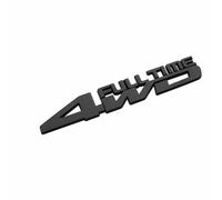 DDHHBH Stemma Adesivi Emblema per Dacia Sandero,3D Metallo Logo Specchio Adesivo Distintivo Stickers Sport Alfabeto Decorazione Carrozzeria Accessori Esterno Auto,Black-4WDFULLTIME