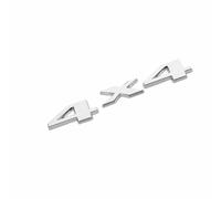 DDHHBH Stemma Adesivi Emblema per Ford Ranger,3D Metallo Logo Specchio Adesivo Distintivo Stickers Sport Alfabeto Decorazione Carrozzeria Accessori Esterno Auto,Silver-4X4
