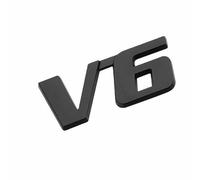 DDHHBH Stemma Adesivi Emblema per Mercedes-Benz CL 55 63 65 AMG,3D Metallo Logo Specchio Adesivo Distintivo Stickers Sport Alfabeto Decorazione Carrozzeria Accessori Esterno Auto,Black-V6