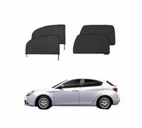 DDHHBH Tendine Parasole Auto Finestrini Laterali per Alfa Romeo Giulietta,Carbonio 20D Aggiornato Block Raggi UV Anti-Zanzara Protezione Bambini Raggi UV Rete Accessori per Auto Estivi