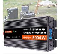 DDHVVOH 4000w/5000w 12v 220v,Onda Pura Inverter Invertitore di Tensione Fotovoltaico Dc AC per Camper Auto Convertitore di Potenza,12V-5000W