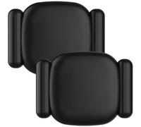 DDJ Supporto magnetico per Tile Life360 Mate (2024) Bluetooth Tracker, custodia in silicone resistente all'acqua e ai graffi, montaggio doppio con magnetico e adesivo 3M, nero, confezione da 2
