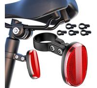 DDJ Supporto per bici Apple AirTag e Moto Tag, riflettori nascosti per supporto AirTag, custodia impermeabile antifurto GPS Tracker con viti e strumenti, per mountain bike, scooter, bicicletta