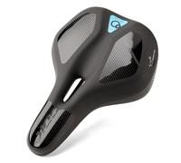 DDK Comfort Plus sella per bicicletta - Memory Foam Comfort Sella - Allevia la pressione e assorbimento degli urti - Comoda e morbida sella imbottita per uomo e donna (Città)