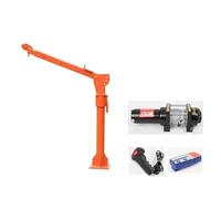 DDKYHU Gru montata su Veicolo, Gru di Sollevamento per Piccole Famiglie 12v/24v/220v, Gru a sbalzo per Camion (Dimensioni: 12V 500kg Doppio Controllo) ()