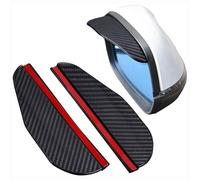 DDLLZDSP Copertura Antipioggia Specchietto Retrovisore Auto per Renault Arkana I SUV 2020-2024, Impermeabile Specchietto Retrovisore Visiera con Design Curvo, Accessori Decorativi