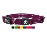 DDOXX Collare Cane Nylon, Riflettente, Regolabile | Tanti Colori e Taglie | Per Cani Piccoli Medi e Grandi | Collari per Cani, Gatti, Cuccioli Taglia Piccola Media Grande | Collarino Gatto | Viola M