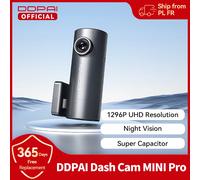 DDPAI Dash Cam Mini Pro 1296P Wifi Controllo vocale Telecamera DVR per auto Dashcam Visione notturna Dash Camera Registratore 24 ore Monitor di parcheggio