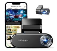 DDPAI Dashcam Auto 4K+1080P, Telecamera Auto con 32GB eMMC Integrati, Super Visione Notturna, WiFi 5GHz, GPS, Modalità Parcheggio 24H, G-Sensor, Registrazione in Loop, Controllo Tramite App, N5 Dual