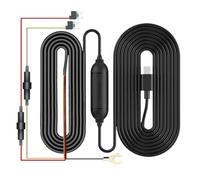 ddpai Kit Hardwire Tipo C per Dashcam Compatibile con N1 Dual/N5 Dual/Mini 2X - Monitor di parcheggio 24h - 12V/2A a 5V/2A - Protezione da bassa tensione, 3m Cavo
