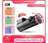DDPAI MINI Pro 2K Dash Cam WiFi Auto DVR Visione notturna Smart Voice Control Supporto 24H Monitor di parcheggio Auto Dash Camera Recorder
