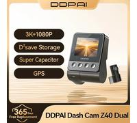DDPAI Z40 Dash Cam Videocamera per auto Registratore Sony IMX335 1944P Video HD Monitoraggio GPS Rotazione a 360° Wifi DVR 24H Protezione per parcheggio