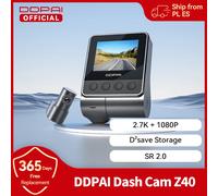 DDPAI Z40 Dual Dash Cam Videocamera per auto Registratore Sony IMX335 1944P Video HD Monitoraggio GPS Rotazione a 360° Wifi DVR 24H Protezione parcheggio