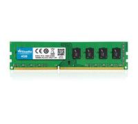 DDR3/DDR3L Memoria RAM 4GB 1600MHz CL11 U-DIMM Wlizedle Modulo di Memoria PC3-12800 /PC3L-12800 240-Pin 1.35V/1.5V per Desktop Computer, Verde