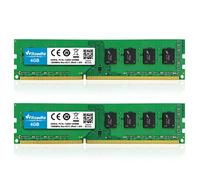 DDR3/DDR3L Memoria RAM 8GB Kit (2x4GB) 1600MHz CL11 U-DIMM Wlizedle Modulo di Memoria PC3-12800 /PC3L-12800 240-Pin 1.35V/1.5V per Desktop Computer, Verde