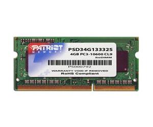 DDR3 x NB SO-DIMM PATRIOT 4GB 1333MHz - PSD34G13332S - Nouvo