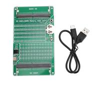 DDR4 DDR5 Memory Tester, 2 in 1 Multifunctional Memory Slot Test Card with LED Indicator, USB C Powered Diagnostic Tool for Laptop and Desktop RAM Modules