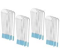 DDRAUY Kit di 20 clip di ricambio per bigodini a caldo, in acciaio inossidabile, clip a rullo, perni di fissaggio, adatti per rulli caldi da 1,9 cm