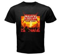 ddrdfff55 NUCLEAR-ASSAULT-GAME-OVER-86-Trash-Metal-Band-T-Shirt