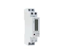 DDS1104 5(20) A 10(40) A Contatore di energia monofase AC 220V 50Hz 1P2W LCD Digitale Wattmetro Consumo energetico kWh Contatore(5(20) A)