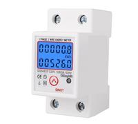 DDS6619 LCD Digitale Retroilluminazione Contatore di Energia Monofase kWh Misuratore di Consumo di Energia Wattmetro Elettronico AC 220V 80A Reset Zero(110V)