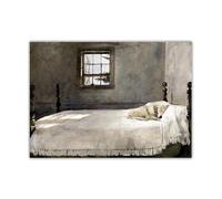 DDSEW GREWT Andrew Wyeth Poster Camera da letto principale Pittura su tela Arte classica Stampe estetiche da parete Andrew Wyeth Immagini per la decorazione domestica 50x70cmx1 senza cornice