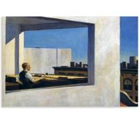 DDSEW GREWT Edward Hopper Poster Office in una piccola città Wall Art Edward Hopper stampe moderna pittura su tela per soggiorno Home Decor Picture 50x70cm senza cornice