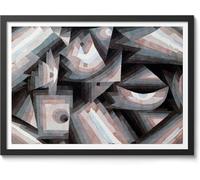 DDSEW GREWT Famoso Paul Klee Poster Cristallo Gradazione Tela Pittura Astratta Wall Art Paul Klee Stampe Per Soggiorno Decor Picture 50x65cmx1 No Frame