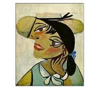 DDSEW GREWT Pablo Picasso Poster Ritratto di donna Vintage Tela Pittura Astratta Picasso Wall Art Pablo Picasso Stampe Per Home Decor Immagine 50x70cm Senza Cornice
