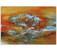 DDSEW GREWT Poster di Zao Wou-Ki, arte astratta vintage, dipinto su tela, stampe artistiche di Zao Wou-Ki per decorazioni da parete per la casa moderna, 50x70cmx1, senza cornice.
