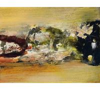 DDSEW GREWT Poster di Zao Wou-Ki, arte astratta vintage, dipinto su tela, stampe artistiche di Zao Wou-Ki per decorazioni da parete per la casa moderna, 50x70cmx1, senza cornice.