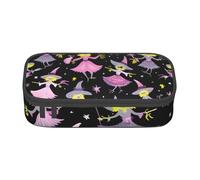 DDSFvbv Astuccio per matite con disegno di strega Boemia - Forniture per studenti e ufficio - Borsa portaoggetti - Borsa per trucchi - Grande borsa per cancelleria, Nero , Taglia unica, Organizer per