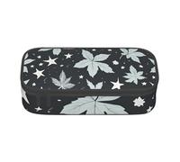 DDSFvbv Astuccio per matite con motivo animali lamantini, per studenti e ufficio, borsa per riporre oggetti, borsa per trucchi, grande borsa per cancelleria, Nero , Taglia unica, Organizer per borse