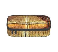 DDSFvbv Astuccio per matite Museo del Louvre a Parigi - Forniture per studenti e ufficio - Borsa portaoggetti - Borsa per trucchi - Borsa grande per cancelleria, Nero , Taglia unica, Organizer per