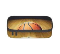 DDSFvbv Basketball Arena - Astuccio per studenti e ufficio - Borsa portaoggetti - Borsa per trucchi - Borsa grande per cancelleria, Nero , Taglia unica, Organizer per borse