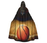 DDSFvbv Basketball Arena - Mantello unisex con cappuccio per Halloween, costume cosplay per feste