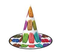 DDSFvbv Cappello da strega per feste di Halloween, accessorio per cosplay, travestimento, decorazioni per feste, taglia unica