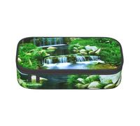 DDSFvbv Cascata che scorre giù matita caso - Studenti & Office Supplies - Item Storage Bag - Makeup Bag - Grande borsa di cancelleria, Nero , Taglia unica, Organizer per borse