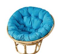 DDSQGTY Cojín para Silla Papasan - Sin Silla - Cojín Redondo Grueso y Mullido, Cómodo para Columpio Colgante, para Exteriores e Interiores, Jardín o Patio(Navy Blue,160 * 160cm)