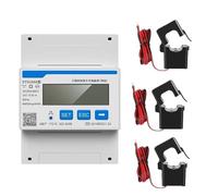 DDSU666 DTSU666 80A Single Three Phase MODBUS RS485 Bi-directional Smart Energy Power KWH Electric Solar Meter Wattmeter(DTSU666-CT 150-5A)