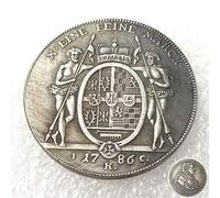 DDTing 1786 Germania 1-Taylor - Moneta vecchia Ludwig Gunther II - Monete commemorative tedesche non circolate - Fai grande il tedesco -Scopri la storia di Hobo Nickel goodService