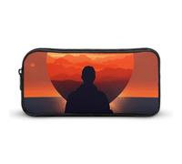 DDTKLSNV A forma di cuore nella parte anteriore astuccio portapenne grande capacità carino astuccio per matite trucco borsa cosmetica per donne uomini