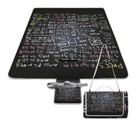 DDTKLSNV Coperta da picnic impermeabile, pieghevole, leggera, portatile, formula matematica, coperta da spiaggia, per parco, viaggi, campeggio, picnic, accessorio per adulti (152 x 152 cm)