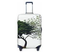DDTKLSNV Coperture per bagagli da viaggio per valigie, grande albero che soffia nel vento, protezione elastica per valigia, lavabile, antigraffio, copertura per bagagli adatta per bagagli da 45-81 cm