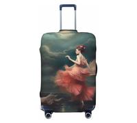 DDTKLSNV Copribagagli da viaggio per valigia, A Night Of Miracles And Magic, protezione elastica per valigia, lavabile, antigraffio, adatta per bagagli da 45,7 a 81,7 cm, Nero , S